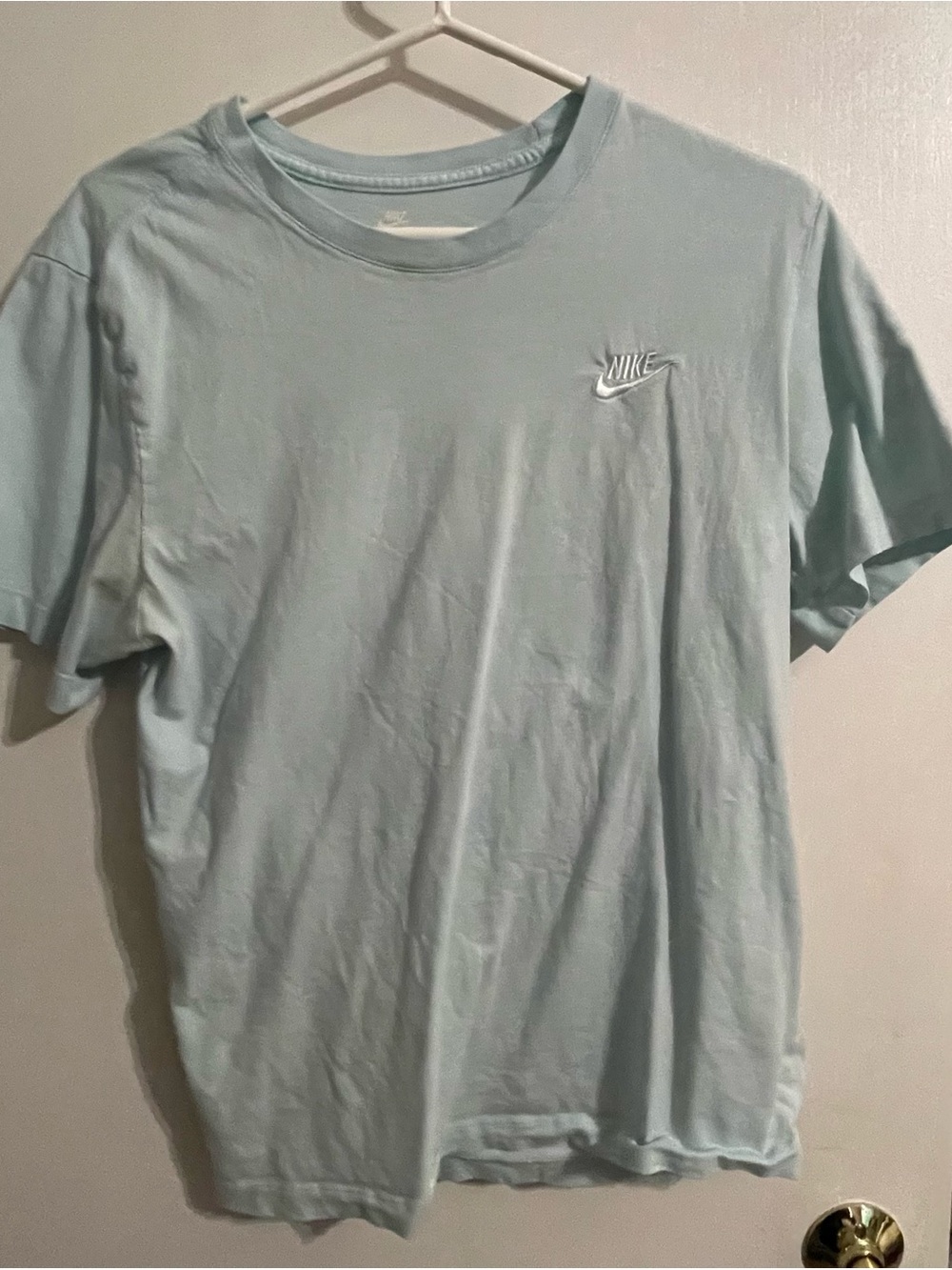 Light Blue Nike Shirt Adult Medium